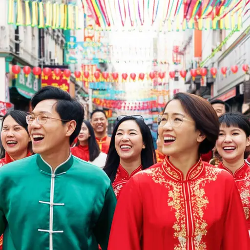 我们城市的华人社区以极大的热情庆祝传统节日。