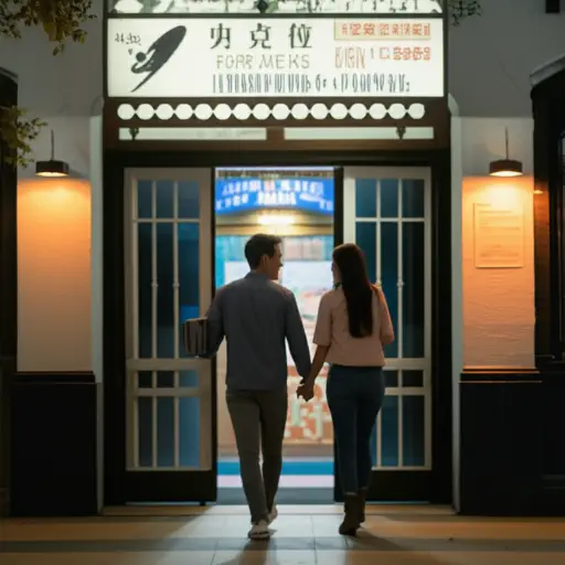 电影结束后我们去喝一杯。