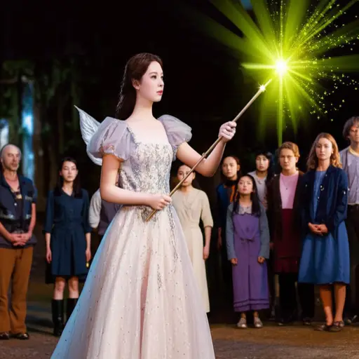 仙女用她的魔法帮助他们。