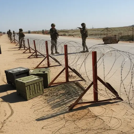 敌人成功地封锁了我们的补给线。