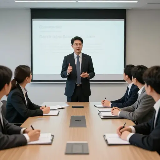 领导宣布决定后，团队的其他成员迅速效仿。
