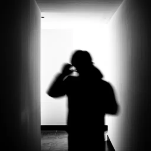 我不是故意撞到墙的；天太黑了。