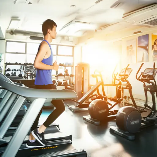 我每天早上都去健身中心。