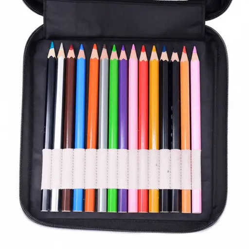 她包里有十六支铅笔。