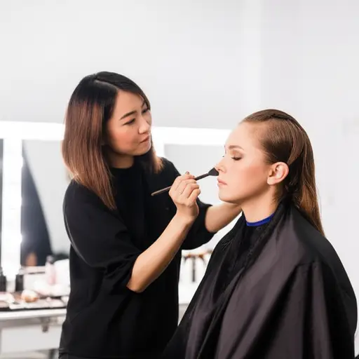 我被要求为拍照给他们化妆。