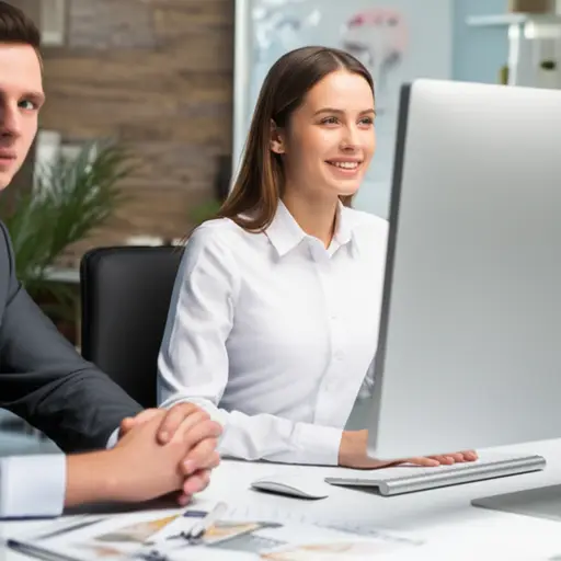 在她的新工作中，她立即感到自己属于那里。