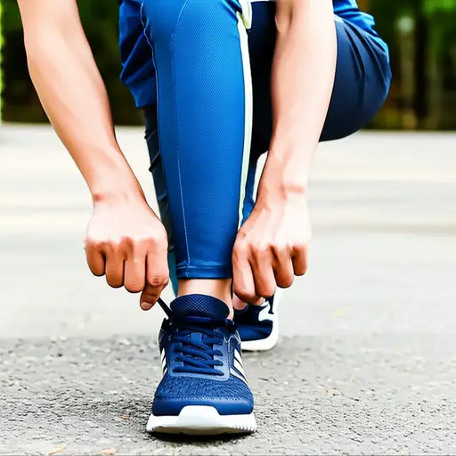 等一下，我得系下鞋带。