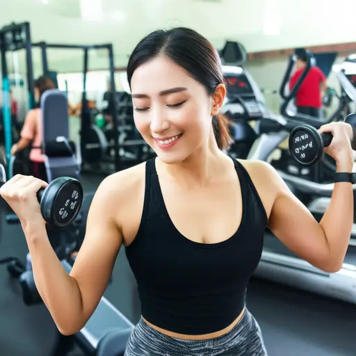 在过去的几个月里，她在健身房取得的进步令人惊叹。