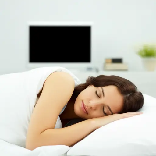 有时我想放松一下，躺在床上看电视。