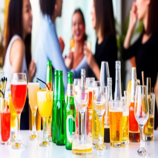 这个派对上会有各种含酒精的饮料。