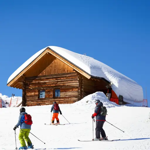 我爸爸有个小屋，他租给滑雪者。