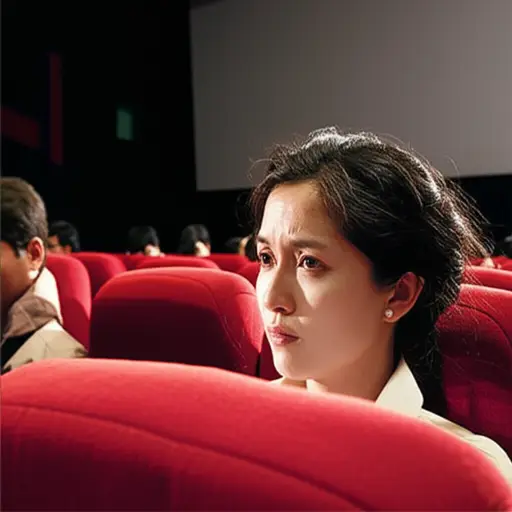 电影很无聊，但至少座位很舒服。