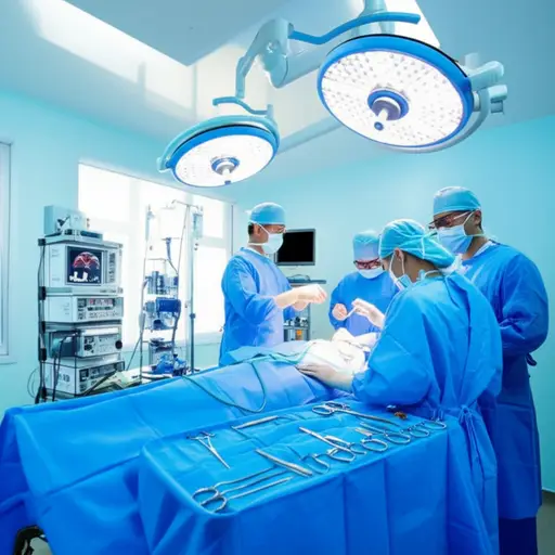 医生们整个上午都在手术室里忙个不停。