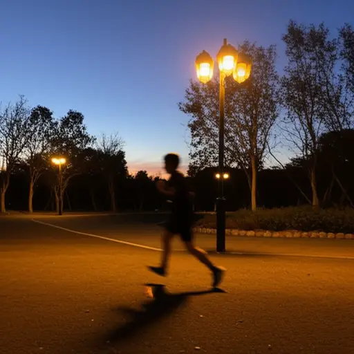 我更喜欢晚上进行轻度锻炼。