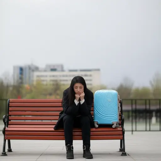 我为她感到难过，并且想知道如果我在她的处境下会怎么做。