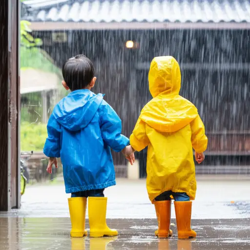 我们玩到雨停吧。