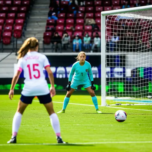 作为一名防守球员，她的职责是保护球门不受对方球队的进攻。