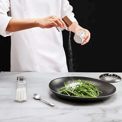 这道菜需要再加一点盐。