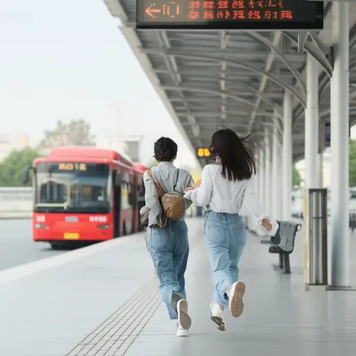 快点，否则我们会错过巴士。