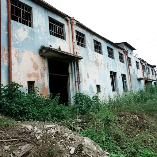 这家工厂十多年前就关闭了。