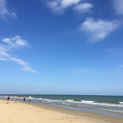 我们在海岸边度过了一周。