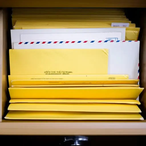 我保存所有旧信件，以防我想再读它们。