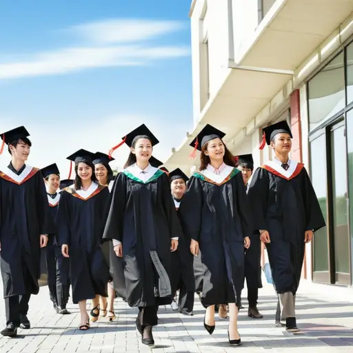 在凯西的毕业典礼后，我们都出去吃午饭了。