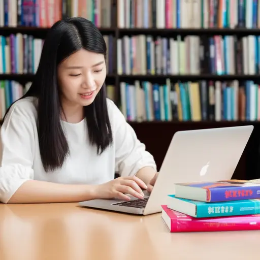 她是几本流行小说的作者。