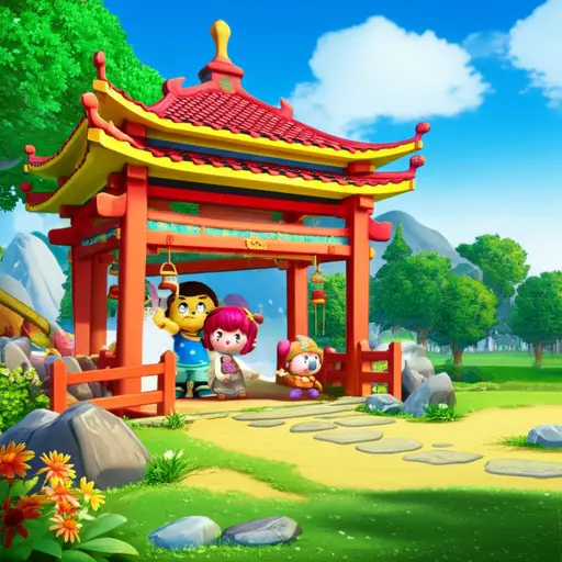 这是一部有趣的卡通片。