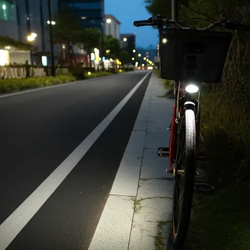 我的自行车前灯不亮了。