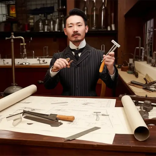 金·C·吉列在1903年发明了第一把安全剃须刀。