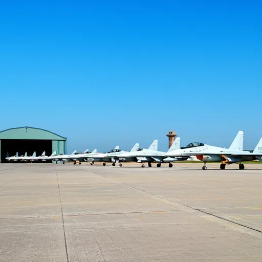 该国的空军装备了现代化的飞机。