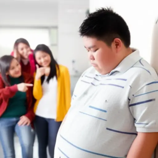 不要拿他的体重开玩笑——这很残忍。