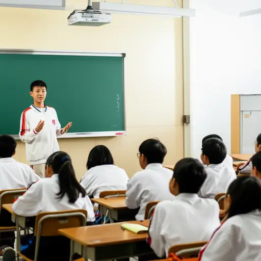 他告诉我们关于他的学校等等。