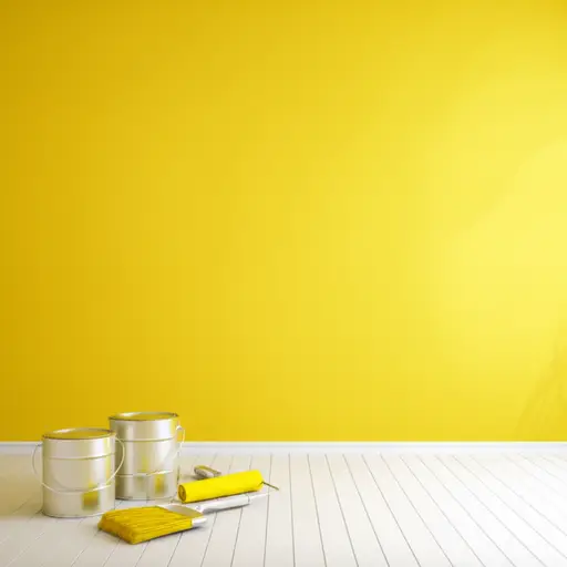 我打算把我的卧室漆成黄色。