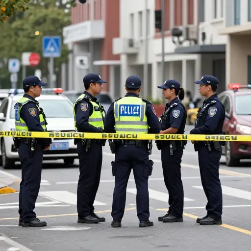 警方正在调查该地区涉嫌的犯罪活动。