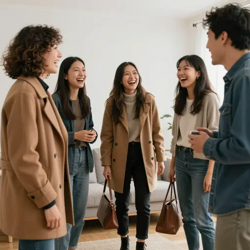 我们都很兴奋，因为我们要去看电影。