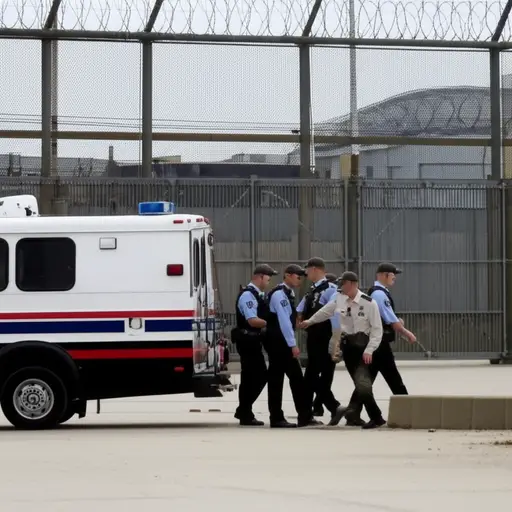 已做出安排，将囚犯转移到另一所监狱。