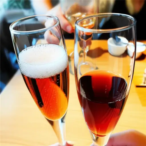 在庆祝活动中，我更喜欢气泡酒而不是静止酒。