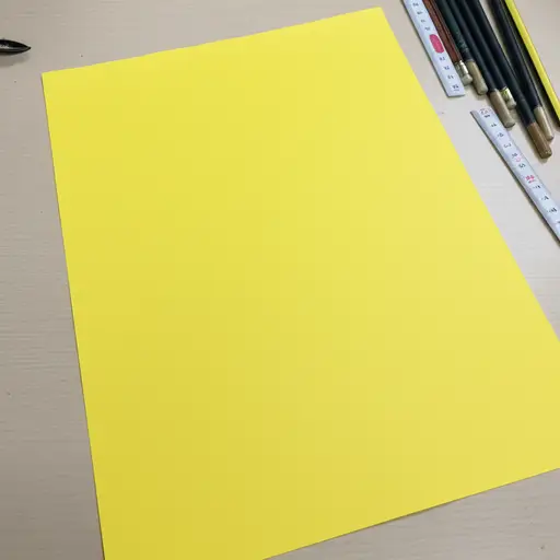 我的项目需要一张黄纸。