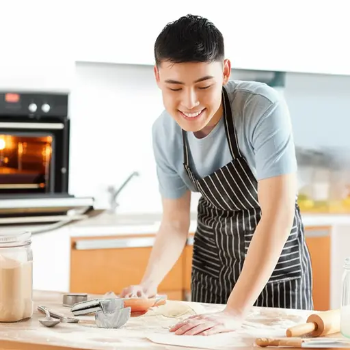 他尝试烘焙是为了好玩而已。