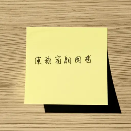 我把我的电话号码写在了便签上。