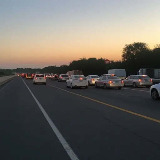 一起事故导致了高速公路上的长时间延误。