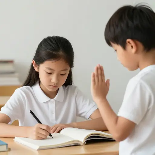 请你妹妹学习时别打扰她。