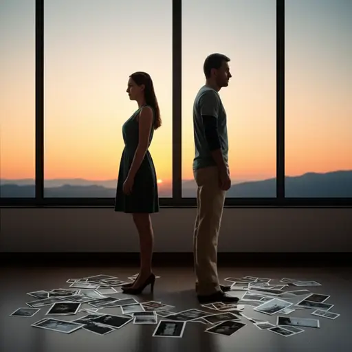 我最后听说他们要离婚了。