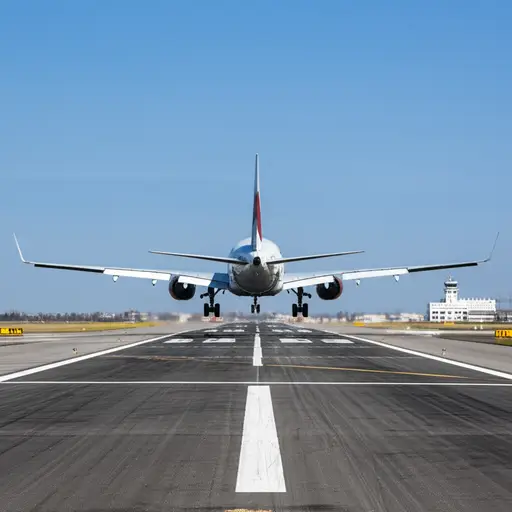 飞行员设法让飞机安全着陆了。