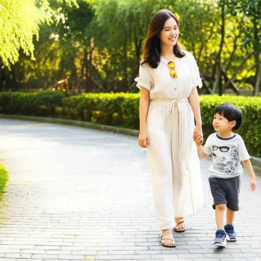 她有一个六岁的儿子。