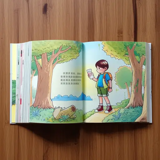 这本书讲述了一个男孩的冒险故事。