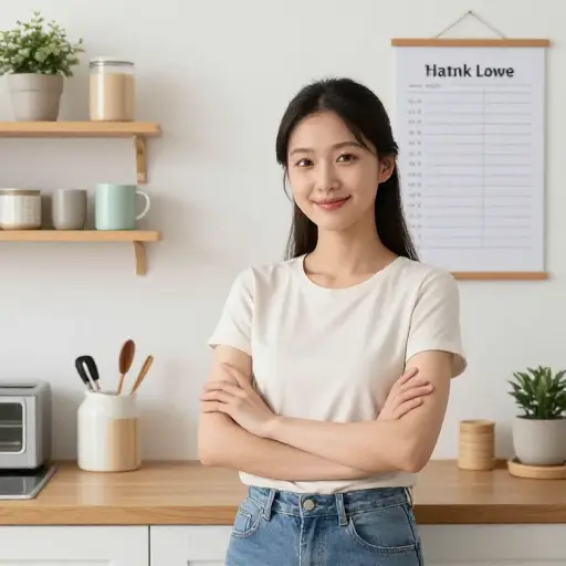 她能想象自己处理所有日常责任。