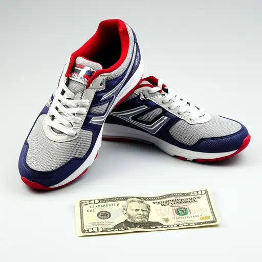 这双鞋只花了七十美元。